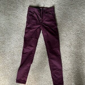 Am Eagle Maroon Jeggings!